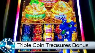 Triple Coin Treasures Slot Machine Bonus