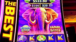 THE BEST ELEPHANT SLOT VIDEO YOU WILL SEE ALL DAY!!!! - New Las Vegas Casino Slot Machine Big Win