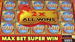 ️FULL SCREEN x2 TRIGGER️MAX BET MIGHTY CASH | LOCK IT LINK Slot Machine Super Big Win