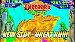 NEW SLOT: Emperor's Frog   Great session on max bet