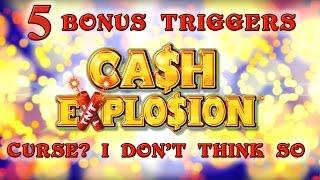 Cash Explosion - 5 bonus trigger - Slot Machine Bonus