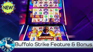 Buffalo Strike Slot Machine Strike Feature & Bonus Retriggers