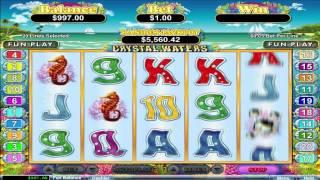 FREE Crystal Waters  slot machine game preview by Slotozilla.com