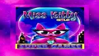 MISS KITTY GOLD BIG WIN SLOT MACHINESUPER FREE GAMES TALL FORTUNES! CASINO GAMBLING!