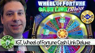 Wheel of Fortune Cash Link Deluxe  slot machine preview, IGT, #G2E2019