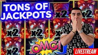 OMG Tons Of JACKPOTS On Lightning Link& High Limit Slots - Up To $150 Max Bets
