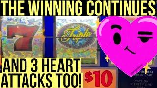 I Did It Again With Only $100 And Free Play In Each Slot! How Many Heart Attacks Can 1 Person Take?