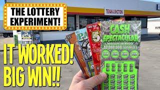 Lottery Experiment = BIG WIN!! ⫸ $225 TEXAS LOTTERY Scratch Offs