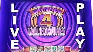 SUPER FREE GAMES OR BUST! - WONDER 4 TALL FORTUNES BUFFALO GOLD Live Play & Bonus