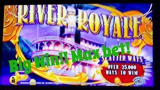 Big Win Bonus!! River Royale max bet bonus! Slot Machine Bonus, Max bet bonus!!