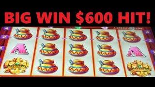 $600 Mini JACKPOT on only $5 BET!  KONAMI Mirror Reels Slot Machine BONUS 10 FREE SPINS!