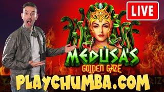 LIVE ONLINE SLOTS  Getting Medusa on our side  PlayChumba Social Casino! #ad
