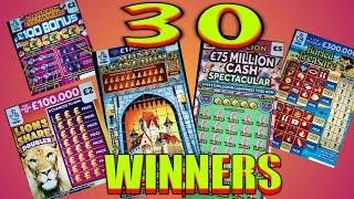 WINNERS..SCRATCHCARDS..£200 WORTH..30 VIEWERS WINS..GAMES ON WEDNESDAY..THURSDAY..FRIDAY..SATURDAY