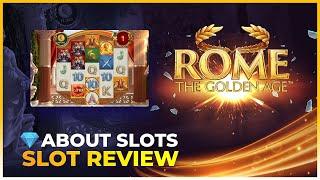 Rome The Golden Age by NetEnt! Exclusive Video Review by Aboutslots.com for Casinodaddy!