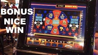 American Original live play $5.00 bet with Bonus and NICE WIN Slot Machine