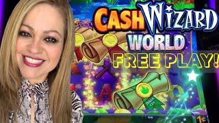 ‍️  LET’S TRY SOME FREE PLAY ON THIS NEW GAME, CASH WIZARD WORLD! CAN I MAKE A PROFIT?
