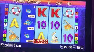 Casino Stakes Fishing Frenzy on £10,000 jackpot machines not £500