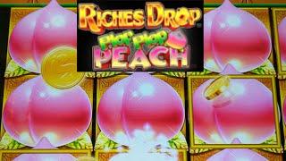 Riches Drop Plop Plop Peach | So Many RETRIGGERS AND PROGRESSIVES in ONE BONUS!!