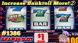 Increase Bankroll More!② Triple Strike Slot, 5x3x2x Strike Slot 9 Lines YAAMAVA 赤富士スロット 軍資金を増やせ！②