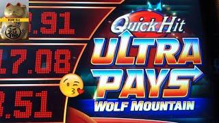 SUPERB ! QUICK HIT 50 FRIDAY #123PURE MAGIC/QH RICHES/QH ULTRA PAYS (WOLF MOUNTAIN) Slot  栗スロ