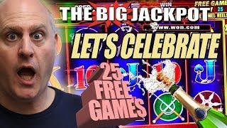 COME ON LET'S CELEBRATE! 25 FREE GAMES on TAIPAN! + BONUS BRAZIL WIN | The Big Jackpot