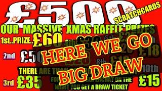 £500.00 VIEWERS PRIZE DRAW..SCRATCHCARDS.."LIVE"..HERE WE GO