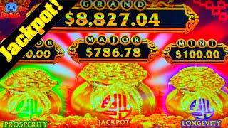 RARE HIT!  LANDING THE MEGA FEATURE On $8.80 MAX BET! MASSIVE JACKPOT HAND PAY!