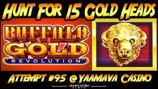 Hunt For 15 Gold Heads! Ep. #95, Buffalo Gold Revolution, Big Win Comeback w/ @barbaraplayinslots !