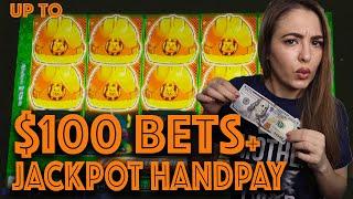 $100 SPINS + HANDPAY JACKPOT on HUFF n PUFF in Las Vegas!