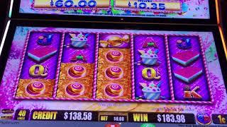 * Big Surprise * SUGAR HITS * Progressive Slot Machine Bonus Win!