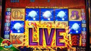 Tiki Torch HUGE BONUSES!!! Aristocrat Slots in Morongo Casino