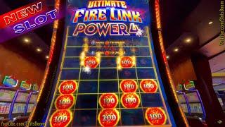 ULTIMATE FIRE LINK POWER 4 - LIVE BONUS PLAY - 1st EXPERIENCE!!! - CASINO SLOTS -  FIREBALL BONUS