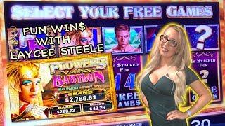Free Games Fun with Laycee Steele  Flowers of Babylon | Slot Ladies