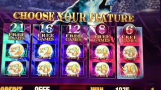 Timberwolf Deluxe Slot Machine Bonus - Big Win!!!