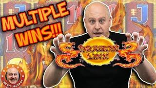 DRAGON LINK is on FIRE!!! BONUS Wins on THREE Machines!