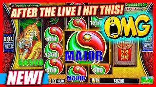 AFTER MY LIVE STREAM I HIT THIS HUGE WIN ON A NEW SLOT MACHINE  FORTUNE HARMONY TIGER & DRAGON