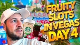 FRUITYSLOTS IN VEGAS VLOG 4 - Main Event Day 2 and Starbucks queues!!!!!