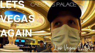 Las Vegas Strip Exploring Flamingo Casino And Caesars Palace Opening After COVID/Corona Lockdown