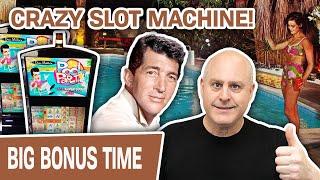 No WAY?! POOL PARTY Slots with Dean Martin  What a CRAZY Machine
