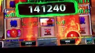 Massive Hand Pay! Fire Pearl Slot Machine -- Max Bet Bonus