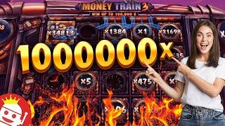 PLAYER LANDS MONEY TRAIN 3 MAX WIN!  100,000X MEGA JACKPOT!