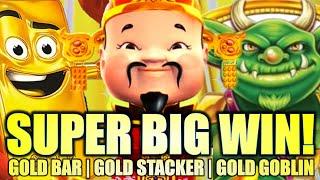 SUPER BIG WIN!! BATTLE OF THE GOLDS! GOLD BONANZA | GOLD STACKS 88 | GOBLINS GOLD Slot Machine