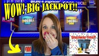 GIVEAWAY TIME!  Awesome $100 Double Gold Jackpot plus Huff 'n Puff and Double Top Dollar