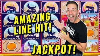 AMAZING Coyote Moon JACKPOT on a LINE HIT at Palms Casino