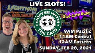 (LIVE SLOTS) COFFEE WITH THE CATS 02/28/2021