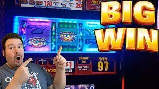 Triple Red Hot 777's Free Games BIG WIN on TRIPLE 7 HIT Live Play