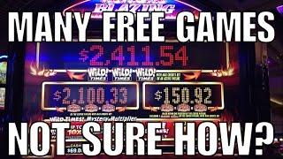 Blazing 7's Wild Times  Live Play/Slot Play  Free Games  Contest Info.