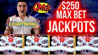 $250 A Spin HANDPAY JACKPOTS On High Limit Lightning Link | WINNER 2021