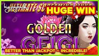 BETTER THAN JACKPOT! Ultimate Screaming Links Golden Geishi Slot - AWESOME!!