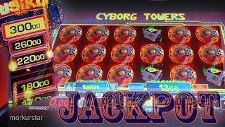 CYBORG TOWERSJACKPOTRisiko Plus 3001 Euro fast FULLSCREENOld but GOLD